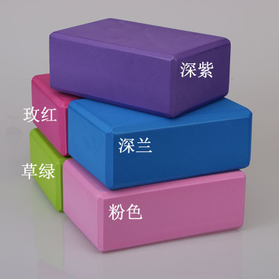 Factory Supply Eva Yoga Block 120G High Density Children Dance Supplies Thick Color Yoga Practice Bricks