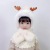 Winter Children's Hat Scarf Integrated Boys and Girls Thickened Warm Plush Cute Baby Antlers Windproof Earflaps Hat