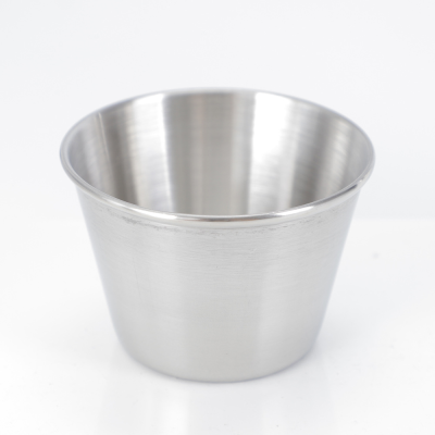 Stainless Steel Wine Glass 75ml Tass White Wine Glass Large Mouth Low Medium Cup Sauce Cup Food Grade Butter Cup Seasoning Cup