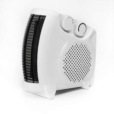 Foreign Trade 2000W Small White Temperature Control Heating Wire Knob Machine Third Gear Warm Air Blower Electric Heater