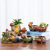 Cross-Border Cute Ceramic Small Animal Flower Pot Container Wholesale Cartoon Porcelain Kiln Baked Succulent Plant Container Flower Pot Capacity