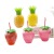 Pet500ml Milky Tea Cup Transparent Pineapple Cool Drinks Cup with Light Cup with Straw Disposable Transparent Fruit-Shaped Bottle Shaped Cup