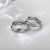Korean Style Mobius Ring Female Niche Ins Index Finger Ring Minimalist Design Cold Style Simple Bracelet Ring Couple