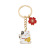 Koi Waving Cat Keychain Personalized Creative Student Schoolbag Pendant New Year Greetings Car Key Pendant