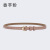 New Fashion Gold Buckle Decorative Thin Belt Ladies' Pin Buckle Candy Color All-Matching Jeans Dress Small Belt for Women