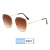 Sunglasses Women 2022 Fashion Sunglasses Women's Sunglasses Wholesale Gradient Full Rim Frame Metal UV Protection Sunglasses