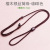 Safety Buckle Pendant Lanyard Red and Black Rope Hand-Woven Halter Jade for Men and Women Ring Necklace Rope Adjustable