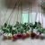 Single Flannel Velvet Rose Valentine's Day Mother Home Decoration Bottle Fork Bouquet Silk Flower