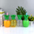 Pet500ml Milky Tea Cup Transparent Pineapple Cool Drinks Cup with Light Cup with Straw Disposable Transparent Fruit-Shaped Bottle Shaped Cup