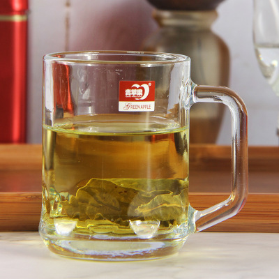 Green Apple Special Glass Cup Tea Maker Cup Drink Cup Juice Cup Breakfast Cup Milk Cup ZB12-150 Wholesale