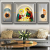 2+1 Combination Jesus Painting Style Aluminum Alloy Baked Porcelain with Spot Drill Living Room Sofa Corridor Painting Mural