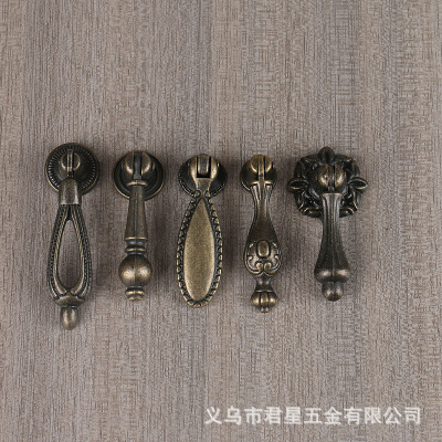 Color Can Be Customized Style Antique Zinc Alloy Handle Furniture Drawer Small Pull Ring Drawer Hanging Ring Handle