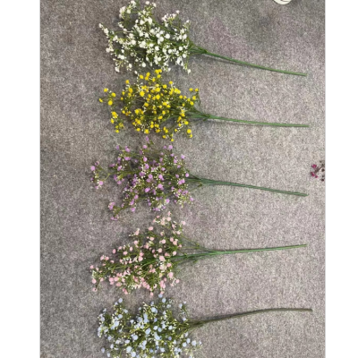 New Starry Water Plants Wedding Celebration Decoration Single Home Flower Arrangement Soft Glue Wholesale Yiwu Shooting
