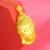 Vietnam 3D Hard Gold Taolai Buddha Head Alluvial Gold Pendant Women's Men's Imitation Gold Jewelry Necklace with Xixi Straight