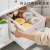 Kitchen Sundries Storage Box Desktop Organizing Snacks with Lid Storage Basket Plastic Household Cabinets Storage Rack
