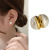 Longrui European and American Fashion High-Grade Painless Magnetic Opal Ear Clip Non-Piercing Earrings Pseudo Stud Earrings Earrings for Women