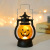Cross-Border Halloween Decoration Led Portable Small Lantern Creative Small Oil Lamp Electronic Candle Storm Lantern Portable Pumpkin Lamp