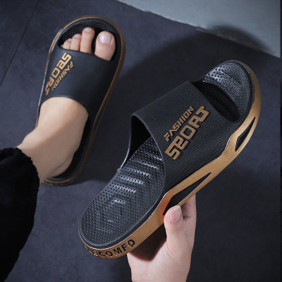 Slippers Men's Home Summer Indoor Breathable Bathroom Home Couple Thick Bottom Men's Outerwear Sandals Women