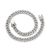 Three Diamonds New Fashion European and American Diamond Cuban Link Chain Street Hip-Hop Accessories Necklace Factory Supply Spot