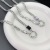 Irregular Ring Zircon Couple Necklace Female Ins Cold Style Niche Hip Hop Unisex Style Titanium Steel Clavicle Chain Male