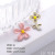 French White Flower Summer Earrings Asymmetric Earrings Niche Design Gentle Earrings Personality New Fashion Tassel