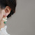 French White Flower Summer Earrings Asymmetric Earrings Niche Design Gentle Earrings Personality New Fashion Tassel
