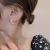 Small and Simple Commuting Daily Metal Earrings Earrings Female Niche Design Pearl Zircon Personality Ear Studs Earrings