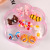 Children's Earrings Ear Clip without Pierced Ears Cartoon Girl Tassel Ear Clip Storage Gift Box 7 Pairs of Holiday Gifts