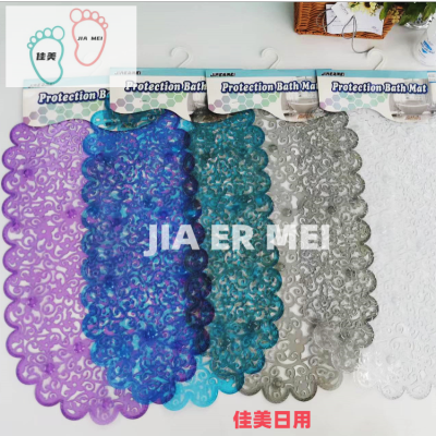 Oval Transparent Paper-Cut for Window Decoration More than Bathroom Mat Suction Cup Foot Pads Bath Bath Non-Slip Anti-Fall Mats