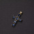 AliExpress Ornament Copper Micro Zircon-Laid Necklace Multi-Color Cross Pendant Pendant Creative Personality Necklace Clavicle Chain