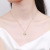 Foreign Trade Hot Selling Amazon AliExpress Cross-Border Double-Layer Rotating Windmill Necklace Female Niche Online Red Same Style Clavicle Chain