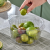 22.5*19.5*17 Fruit Plate Tea Bowl European Style Transparent Salad Bowl Acrylic Crystal Texture Can Not Be Broken