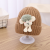 Autumn and Winter New Children Hat Cartoon Lamb Candy Color Woolen Cap plus Velvet Thermal Knitting Sleeve Cap Baby Hat