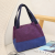 Urban Leisure Portable Lunch Bag Lightweight and Practical Nylon Women's Bag New Contrast Color Fashion Tote