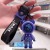 New Couple Lightning Bear Keychain Bag Astronaut Car Silicone Key Chain Spaceman Pendant Small Gift