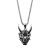 Summer Japanese Street Punk Pendant Necklace Wholesale Male Ghost Mask Halloween Day Horror Jewelry Gift