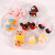 Children's Earrings Ear Clip without Pierced Ears Cartoon Girl Tassel Ear Clip Storage Gift Box 7 Pairs of Holiday Gifts