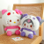 New Sanrio Clow M Melody Cinnamoroll Babycinnamoroll Transformation Panda Plush Doll Doll Cross-Border Toys