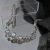 Original ~ Light Luxury Liquid Opal Stone Hot Girl Necklace Female Ins Hip Hop Necklace Advanced Design Sense Niche