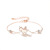 New Fantasy Unicorn Bracelet Women's Sterling Silver Fashion Ins All-Match White Shell Bracelet Girly Sweet Bracelet