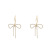 Long Tassel Bow Rhinestone Earrings Women's 2022 New Fashion Earrings Refined Wild Earrings
