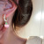 Silver Needle Flower Cherry-Shaped Earrings Korean Ins Sweet Beautiful Stud Earrings Earrings Fashion Indie Design Earrings for Women