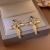 Real Gold Plating Silver Stud Rhinestone-Encrusted Earrings Creative Ins Pearl Heart Metal Earrings Fashion Commuter Earrings Wholesale