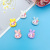 Resin Accessories Cute Strawberry Rabbit DIY Hair Accessories Material Package Cream Glue Accessories Wholesale Phone Case Decorations