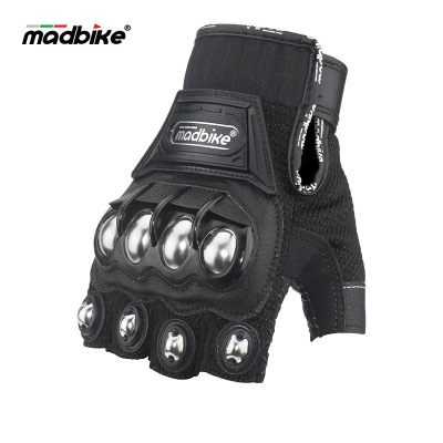 Motorcycle Short Finger Gloves Madbike Gloves Motorcycle Half Finger Gloves Cycling Gloves Bicycle Gloves