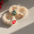 Christmas Plush Hair Rope Autumn and Winter European and American Holiday Atmosphere Hair Accessories Cute Sweet Imitation Rabbit Fur Hair Ring