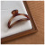 Amber Autumn and Winter Color Series! Frosted Large Grip Elegant Brown Matte Barrettes Hair Accessories