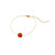 Foreign Trade Red Agate Pendant Necklace Female Jequirity Bean Turn Bracelet 2022 New TikTok Same Style Bracelet Accessories