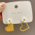 Yellow Series Simple Cute Fashion Flower Butterfly Earrings Simple Geometric Ear Ring Student Temperamental Earrings for Women