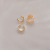 Simple and Compact Ring Ear Clip without Pierced Women's High Sense Temperamental Fairy Mori Earrings 2022 New Fashion